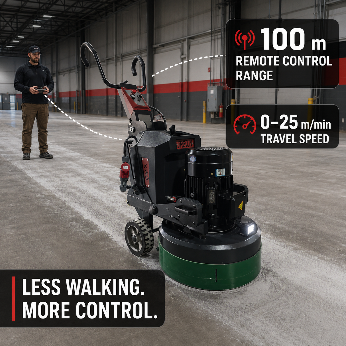 Remote Control Planetary Floor Grinder – 680, 750 & 850mm