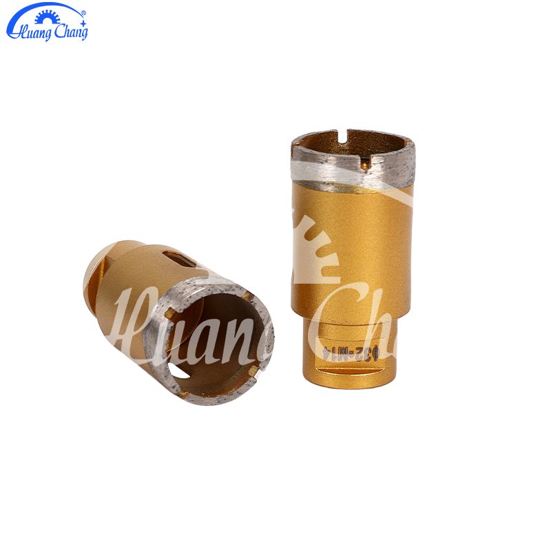 Diamond drill bits suitable for granite - gold - wet type use
