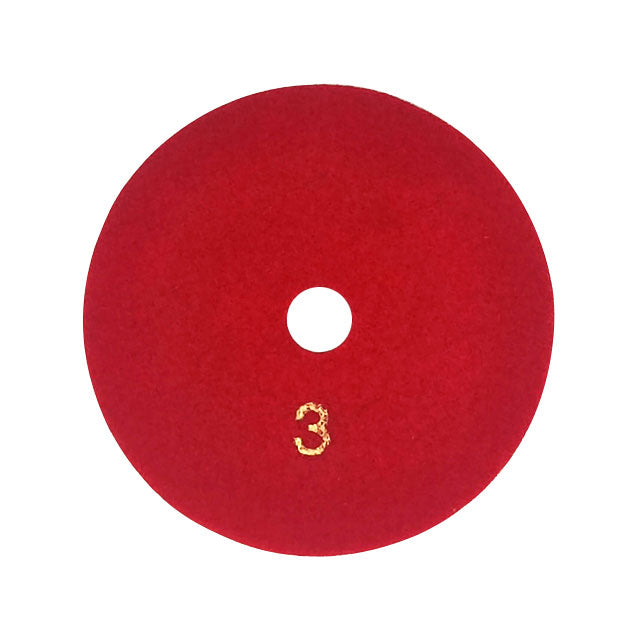 4 Inch 4-Step Diamond Wet Polishing Pad Set for Stone and Concrete