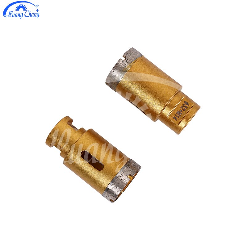 Diamond drill bits suitable for granite - gold - wet type use
