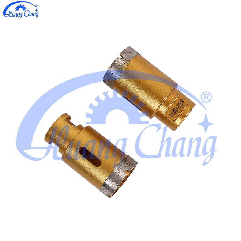 Diamond drill bits suitable for granite - gold - wet type use