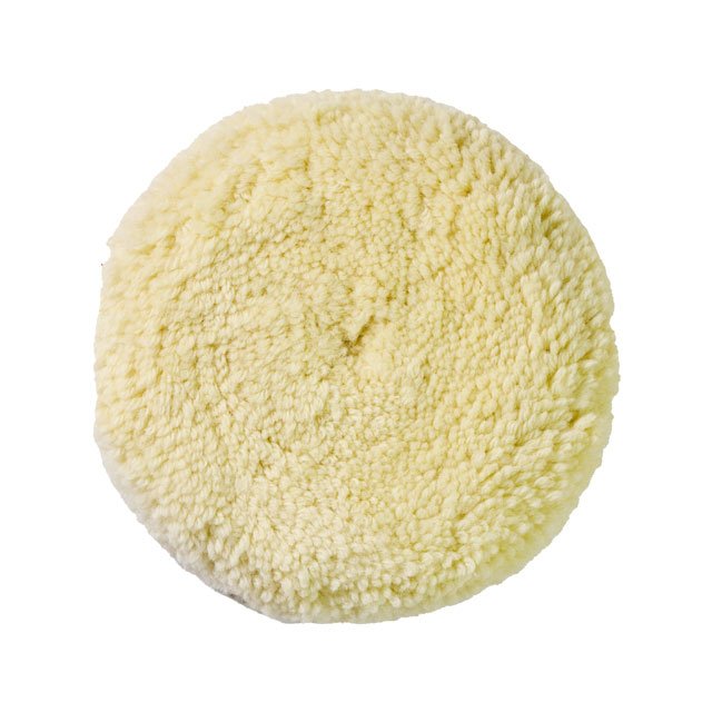 6″ Wool Hook & Loop Grip Buffing Pad for Compound Cutting & Polishing