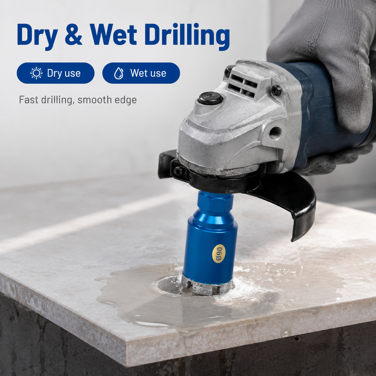 HUANGCHANG Diamond Core Drill Bits for Tile Granite Concrete