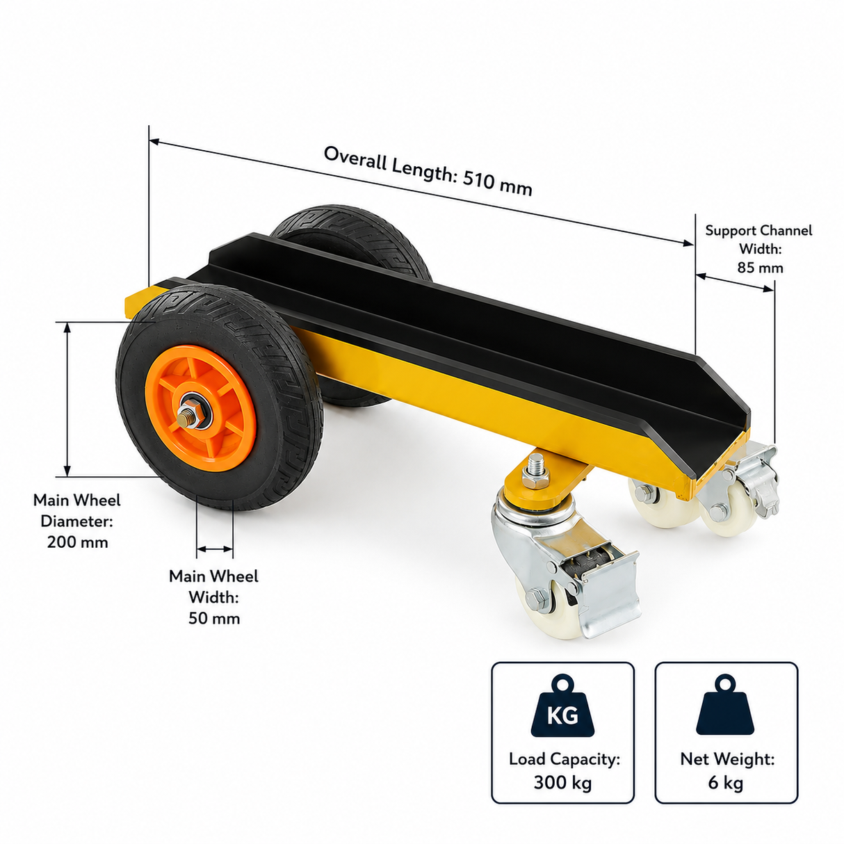 Trockenbauwagen / Plattentransportwagen