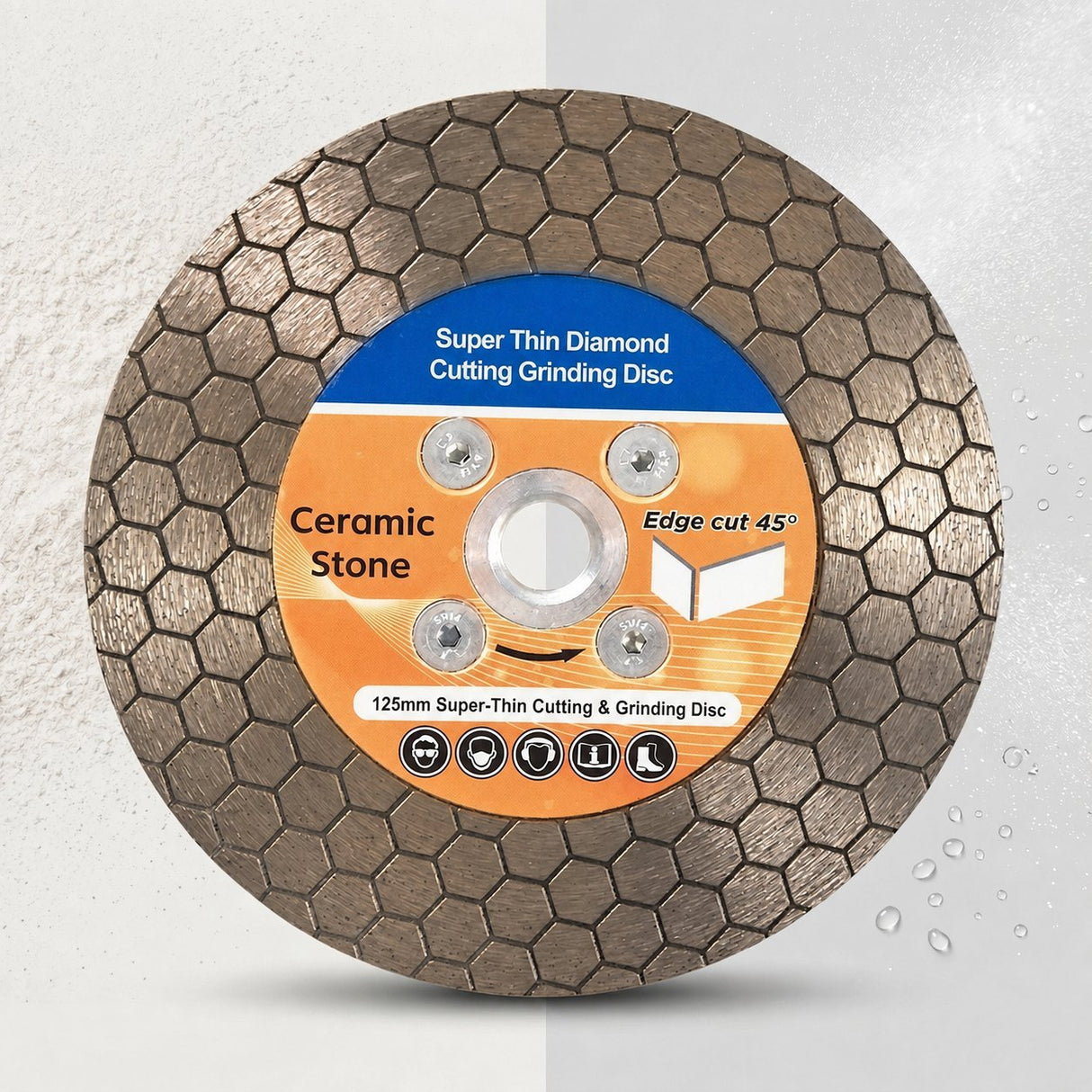 125mm super-thin cutting and grinding disc for ceramic and stone