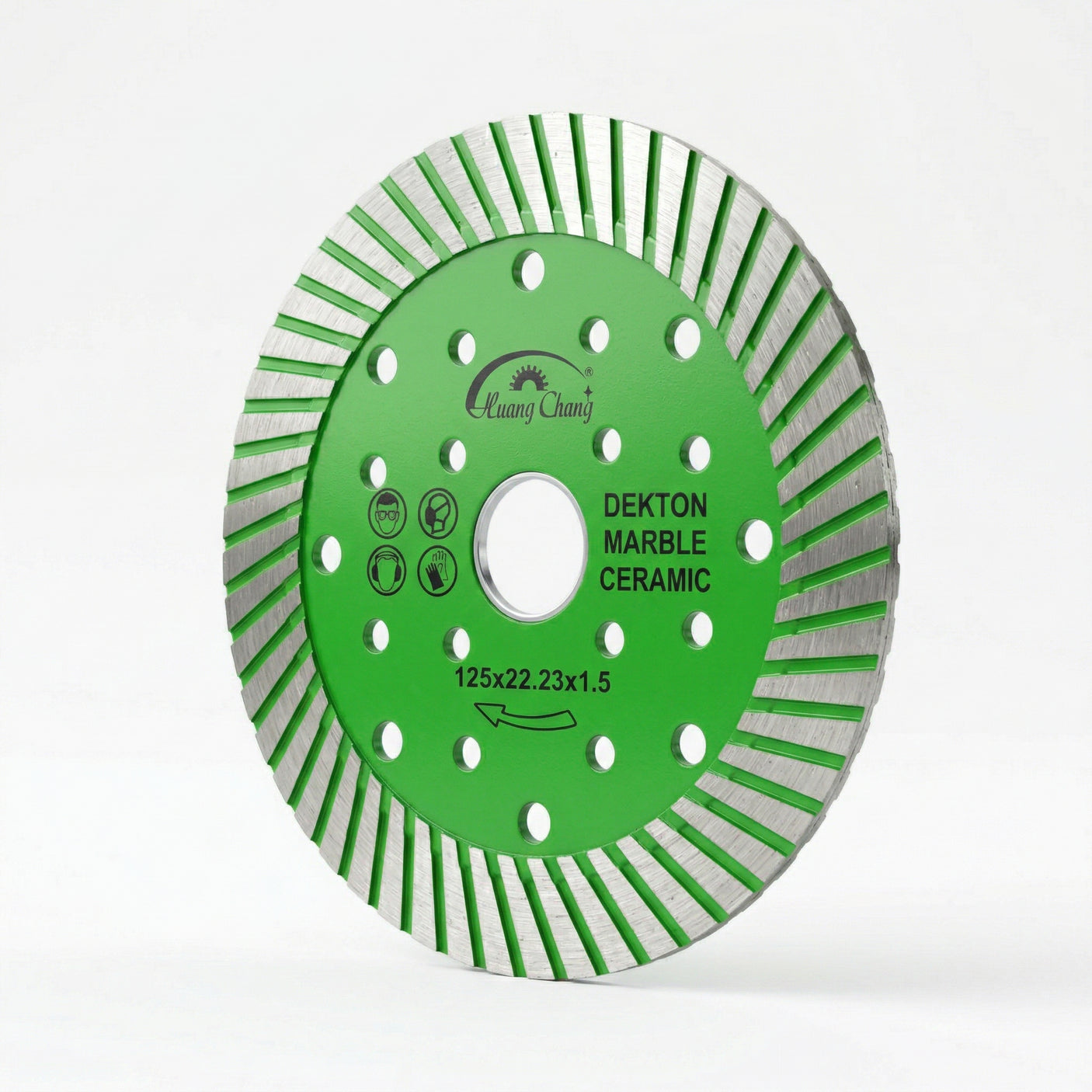 Huang Chang 5" Green Diamond Blade for Granite