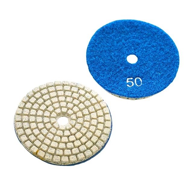 3-4 inch Wet Polishing Pad Dry diamond polishing pad Flexible grinding disc for granite, marble, floor polishing