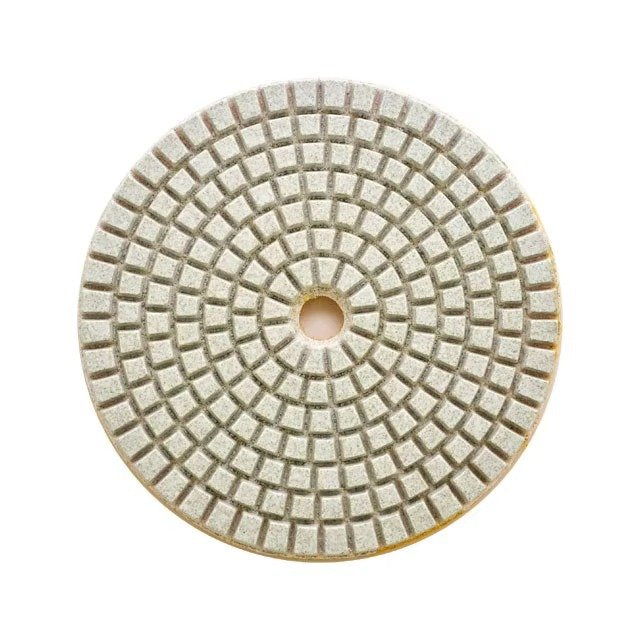 100mm flexible diamond resin polishing pad segmented working face