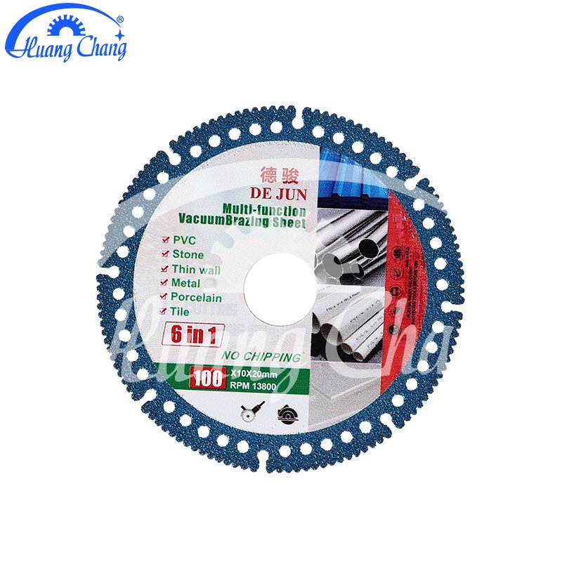 Blue brazed steel bar slices