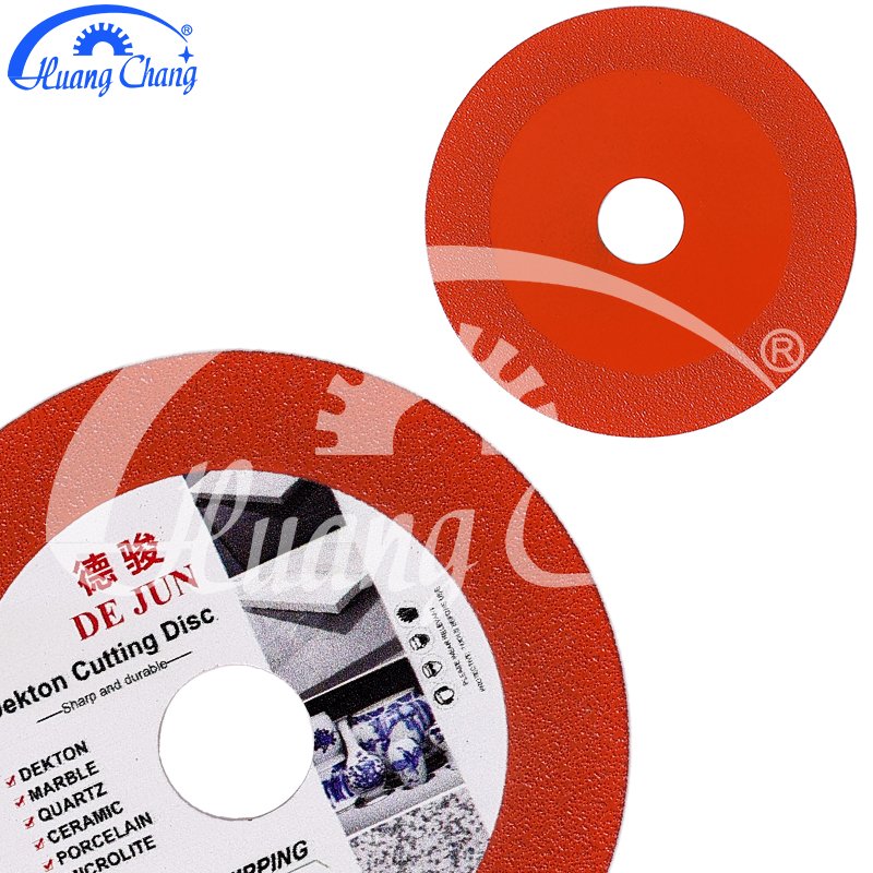 Brazing stone slab slices