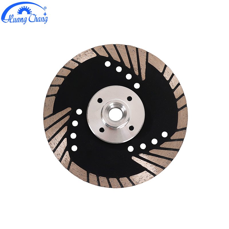 HuangChang Superdünnes Diamant-Dreieck-Wellensägeblatt für Keramik, Marmor und Granit