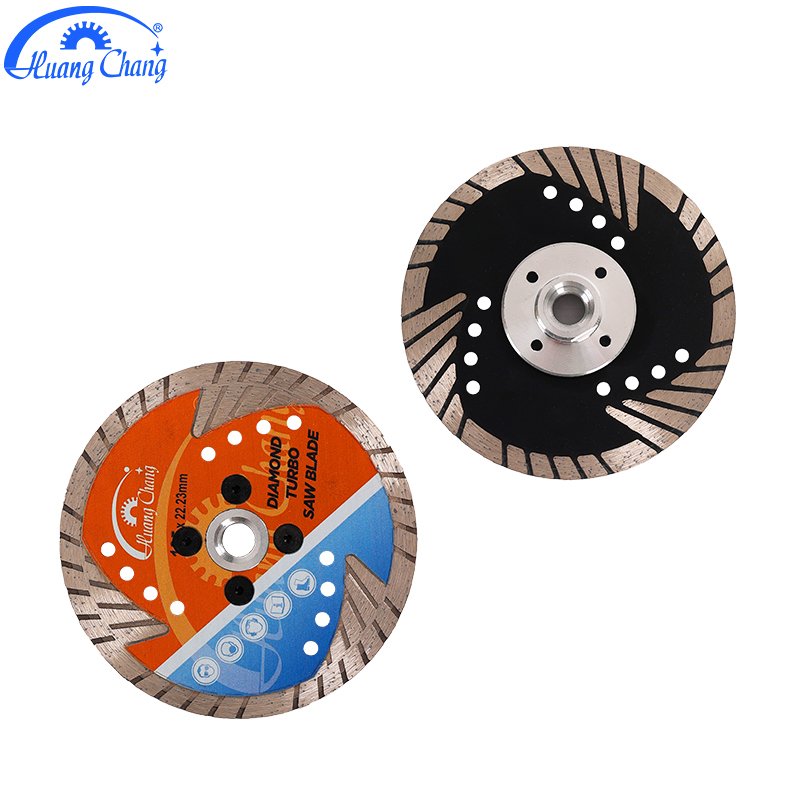 HuangChang Superdünnes Diamant-Dreieck-Wellensägeblatt für Keramik, Marmor und Granit