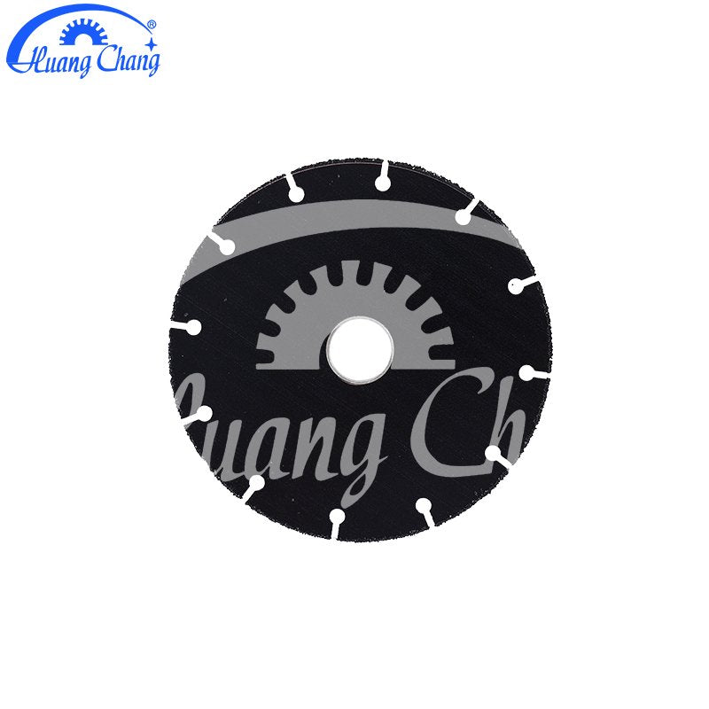 Brazed yellow and black saw blade