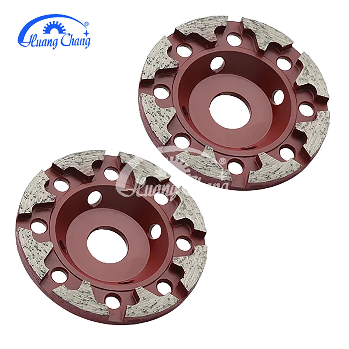 5 inch 7 inch T segment concrete cement floor diamond grinding disc cup wheel