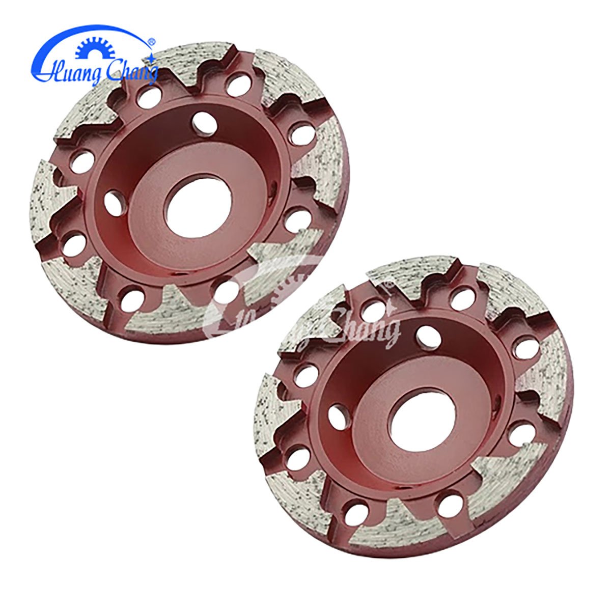 5 inch 7 inch T segment concrete cement floor diamond grinding disc cup wheel