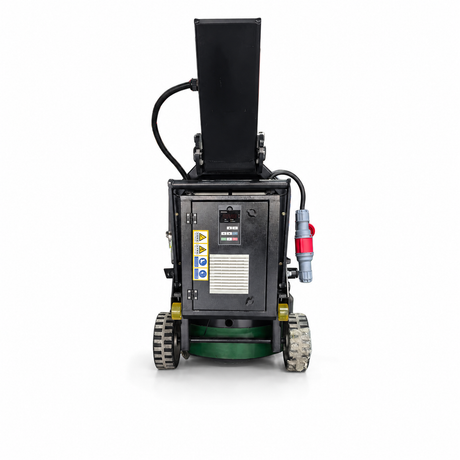 Remote-control planetary floor grinder rear electrical cabinet