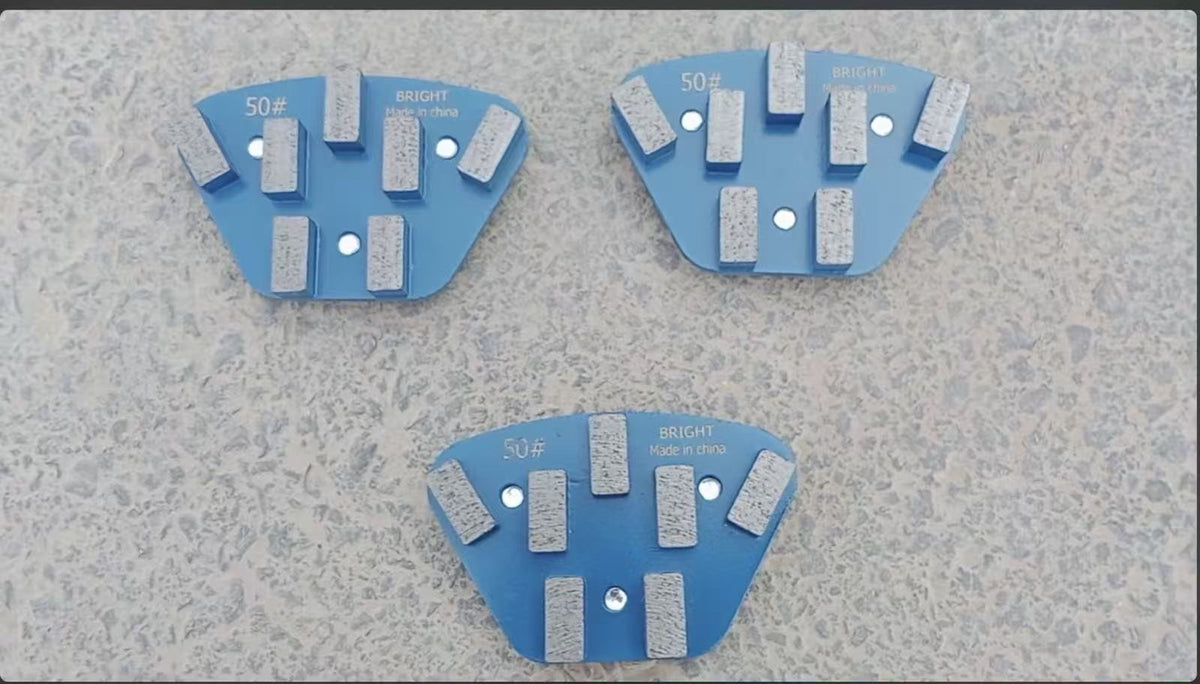 Fan-Shaped Diamond Floor Grinding Plate for Concrete & Epoxy