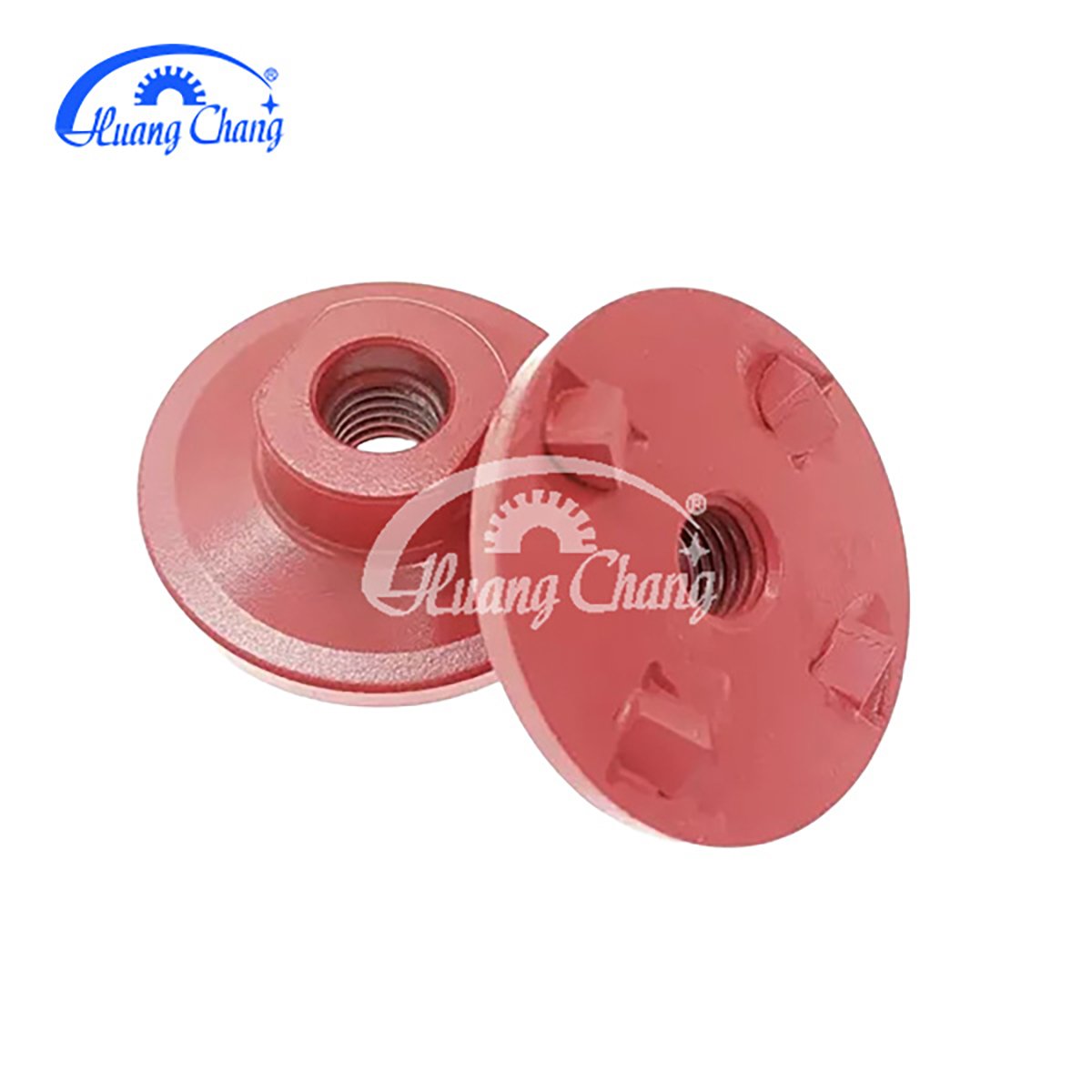 Grinding diamond PCD segments on the floor to remove floor coatings