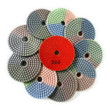 4 inch wet diamond polishing replacement pad 200 grit