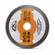 4.5 inch diamond cutting disc on clean white background, front view for product catalogue.