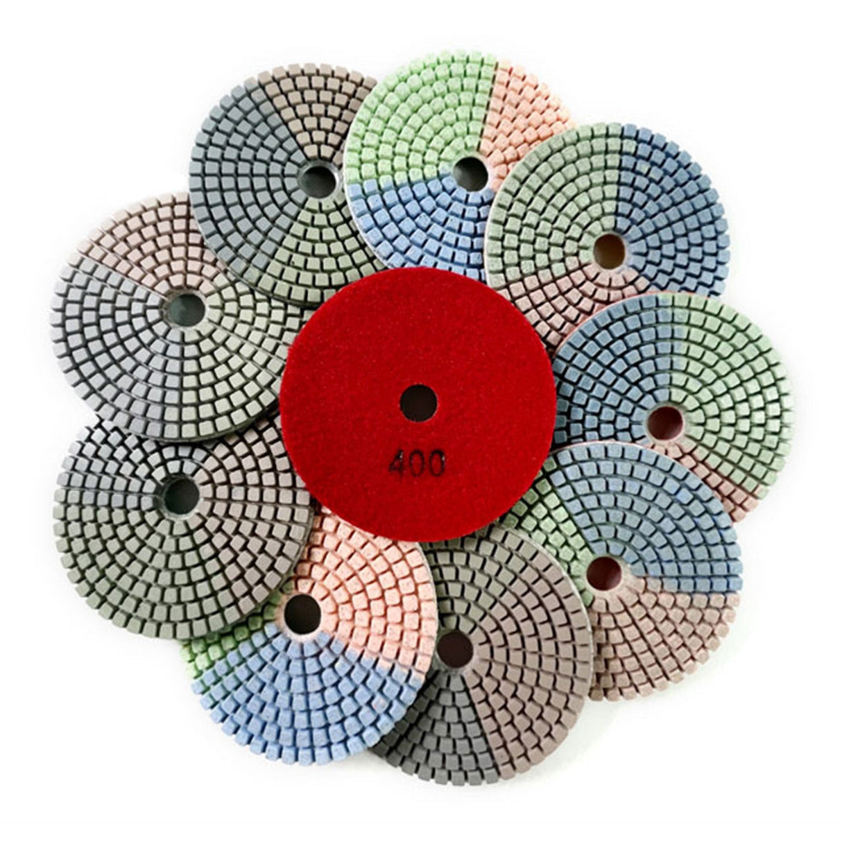4 inch wet diamond polishing replacement pad 400 grit
