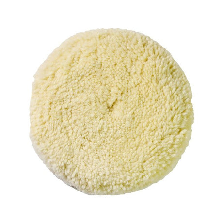 6″ Wool Hook & Loop Grip Buffing Pad for Compound Cutting & Polishing