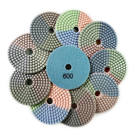 Wet Diamond Polishing Pads for Granite, Marble, Quartz & Stone | 50–3000 Grit