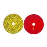 4 Inch 4-Step Diamond Wet Polishing Pad Set for Stone and Concrete