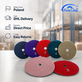 HUANGCHANG 4 Inch Red Dotted Diamond Polishing Pads