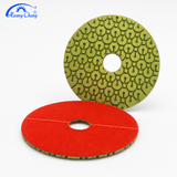 4 Inch C-Shaped Diamond Polishing Pads for Stone Wet/Dry Use