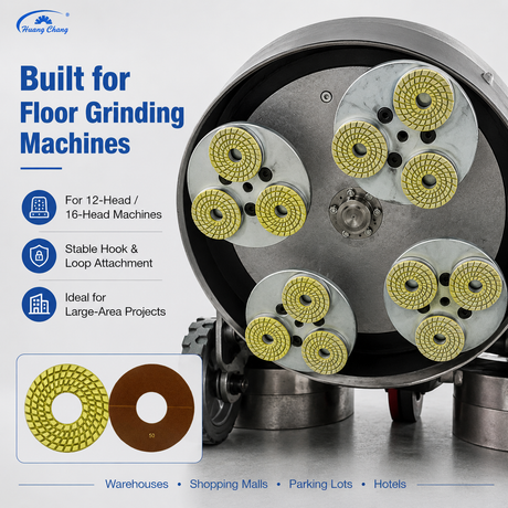 HUANGCHANG 10 Inch Diamond Floor Polishing Pad