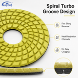 HUANGCHANG 10 Inch Diamond Floor Polishing Pad