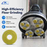 HUANGCHANG 10 Inch Diamond Floor Polishing Pad