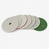 4 Inch Honeycomb Diamond Polishing Pads Wet/Dry for Granite Marble Concrete