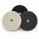 HUANGCHANG 4 Inch White & Black Diamond Polishing Pads