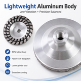 HUANGCHANG 4 Inch Aluminum Diamond Cup Grinding Wheel
