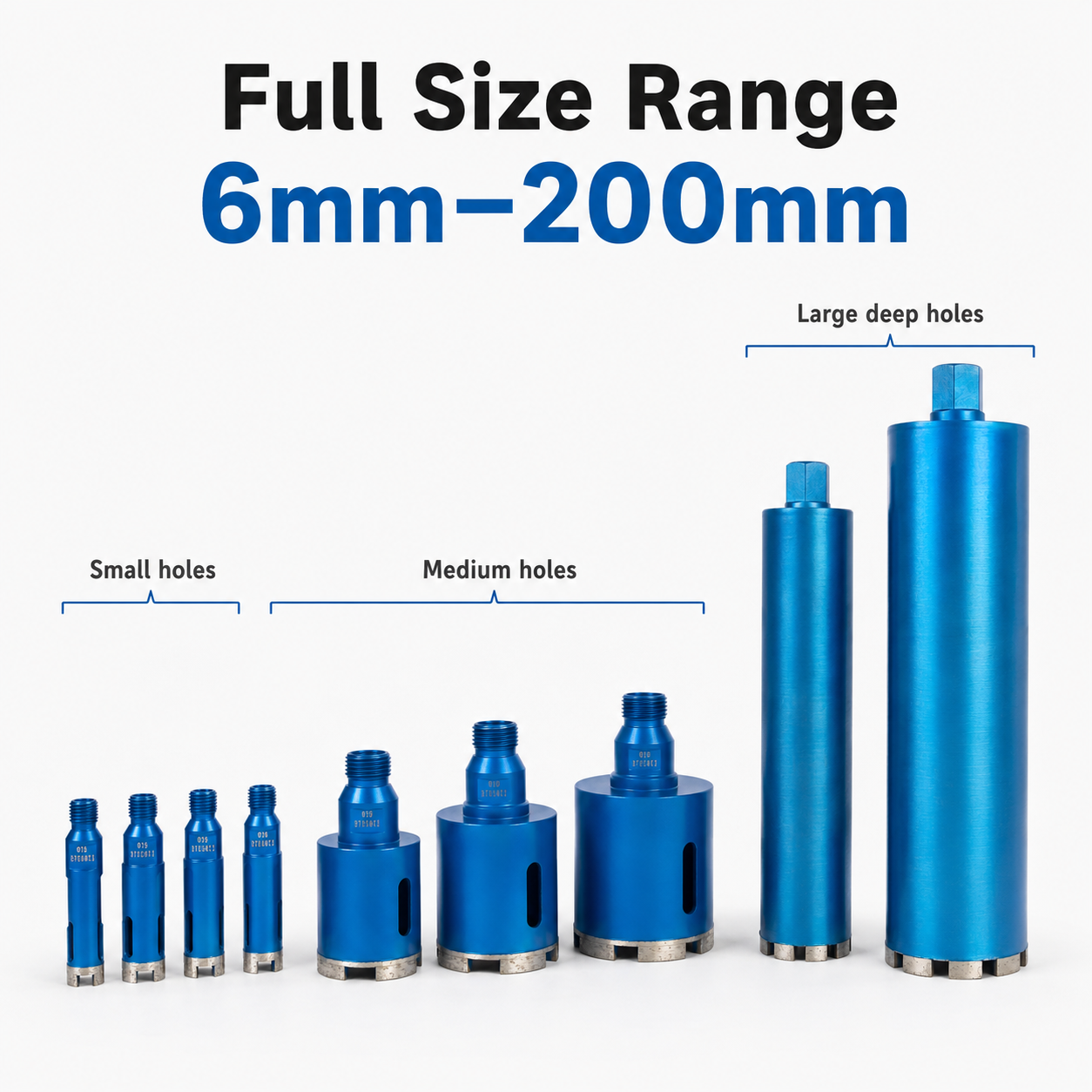 HUANGCHANG Diamond Core Drill Bits for Tile Granite Concrete