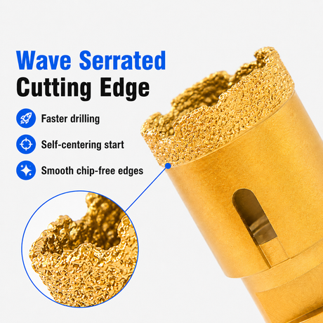 HUANGCHANG M14 Vacuum Brazed Diamond Core Drill Bits