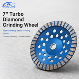 7 Inch Diamond Turbo Grinding Wheel for Concrete, Masonry, Granite & Marble
