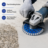 7 Inch Diamond Turbo Grinding Wheel for Concrete, Masonry, Granite & Marble