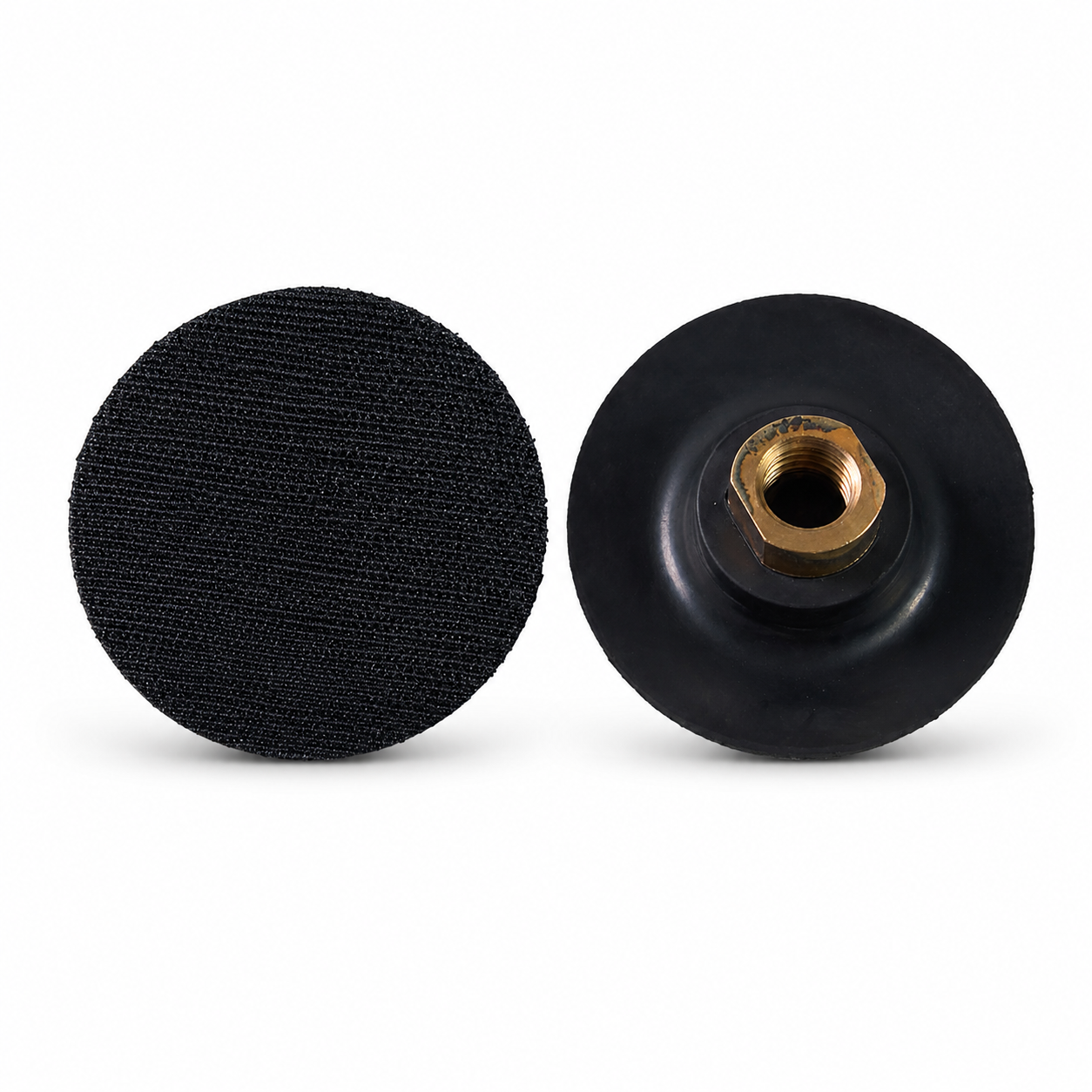 Soft Flexible Rubber Backer Pad Hook and Loop Backing Pad Adapter Connector for Polishing Sanding Buffing Discs
