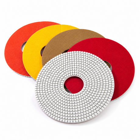 300mm wet diamond polishing pads with segmented working faces