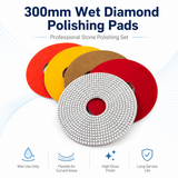300mm wet diamond polishing pad set product overview