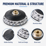 Aluminum Snail Lock Backer Pad Adapter 100/125mm