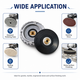 Aluminum Snail Lock Backer Pad Adapter 100/125mm