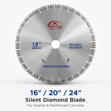 Industrial Silent Diamond Saw Blade for Granite, Concrete & Masonry Cutting