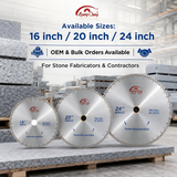 Industrial Silent Diamond Saw Blade for Granite, Concrete & Masonry Cutting