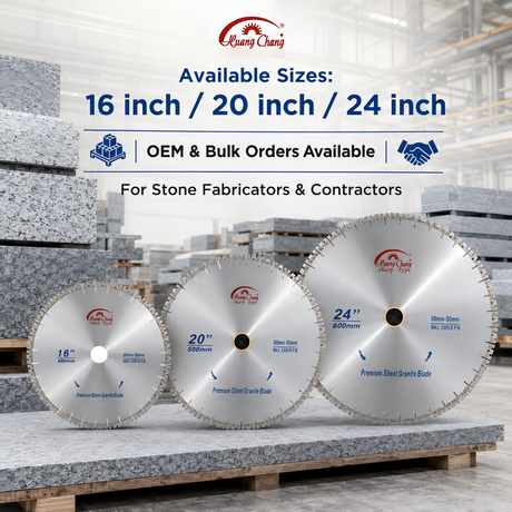 Industrial Silent Diamond Saw Blade for Granite, Concrete & Masonry Cutting