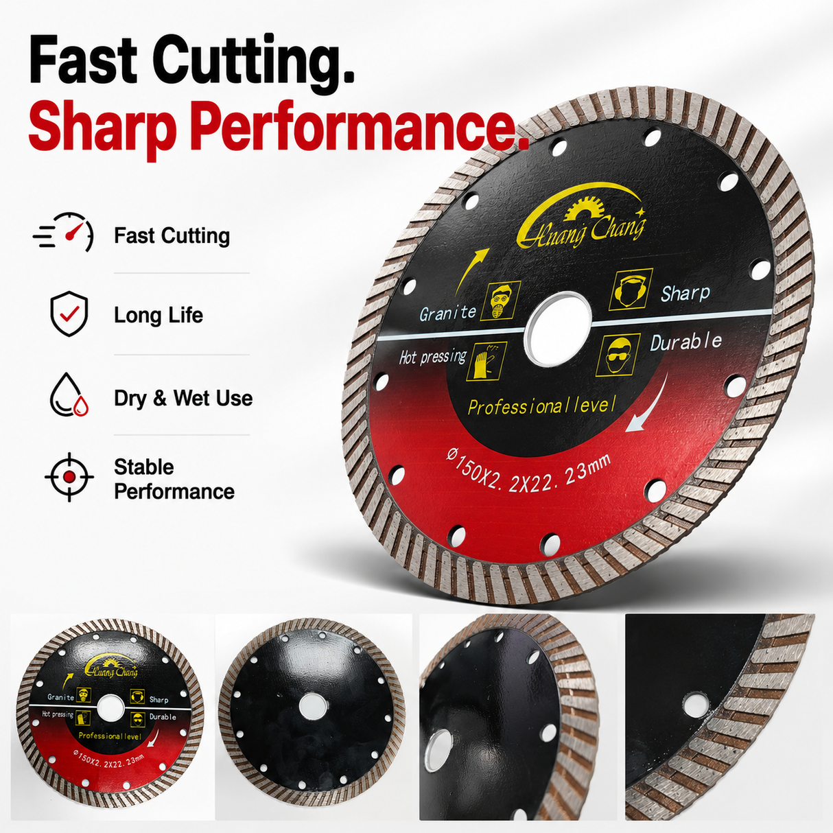 5 Inch 125mm Turbo Diamond Blade for Gran