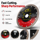 5 Inch 125mm Turbo Diamond Blade for Gran